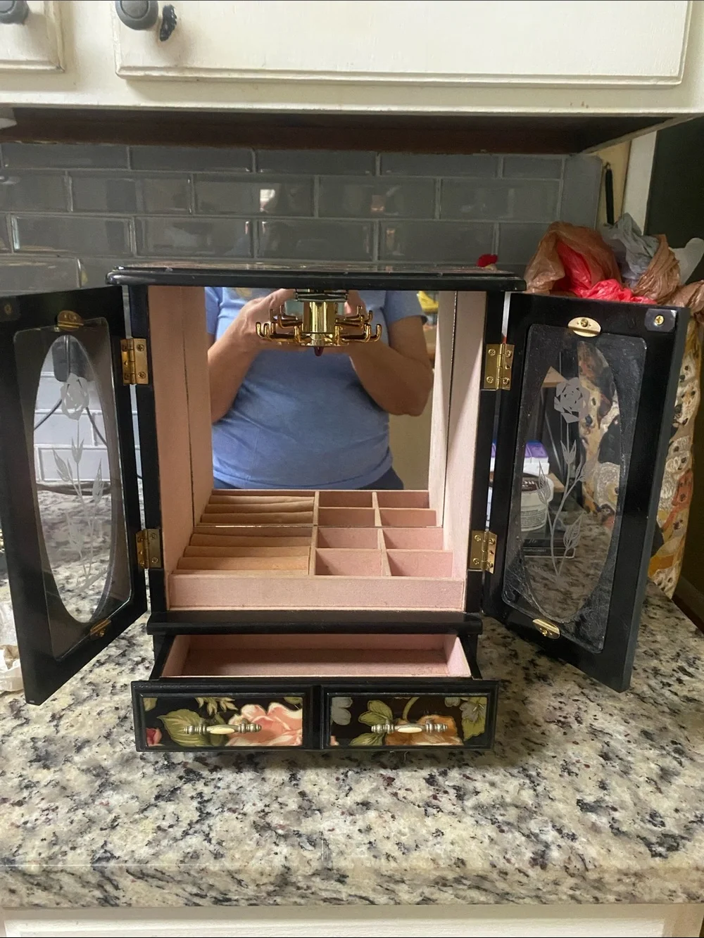 80s retro jewelry box